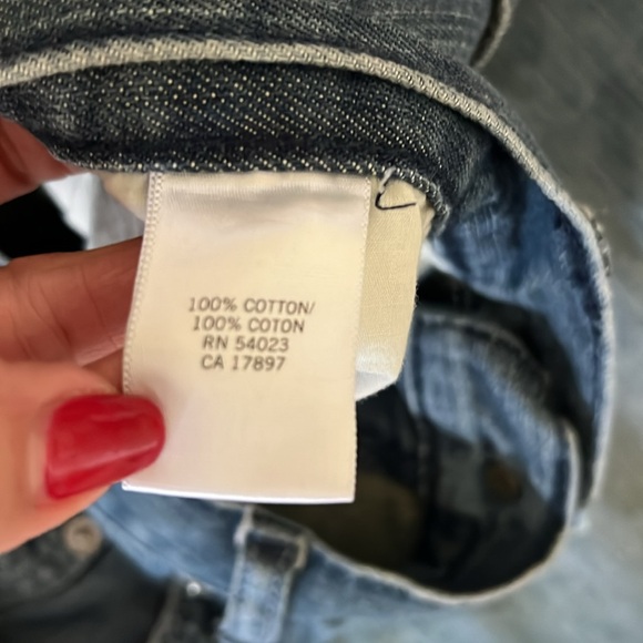 Men’s Banana Republic Jeans Distressed 32 x 30 Cotton Zipper Button Straight Leg - Picture 8 of 9